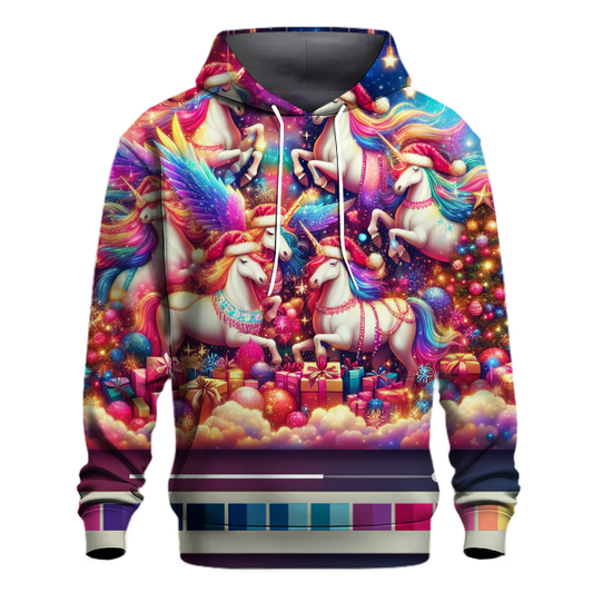 Festive Unicorns Hoodie