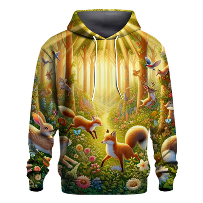 Enchanting Woodland Creatures Hoodie