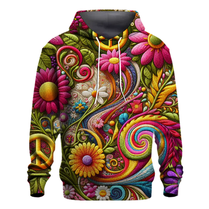 70s Peaceful Garden Hoodie