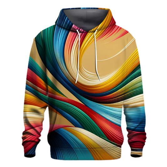 Rainbow Wave Delight Hoodie