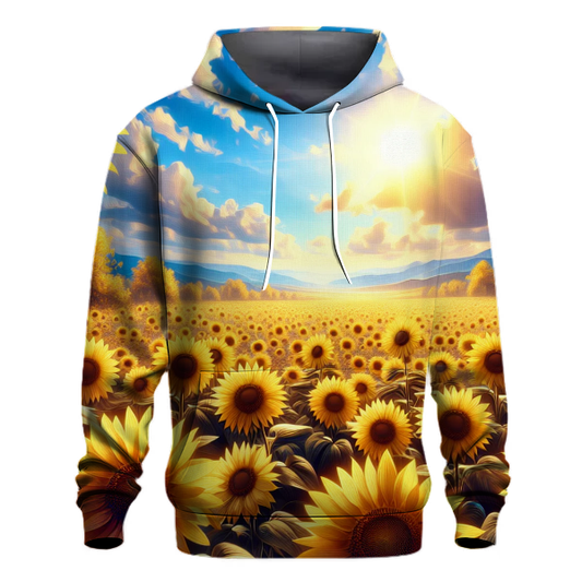 Radiant Sunflower Field Hoodie