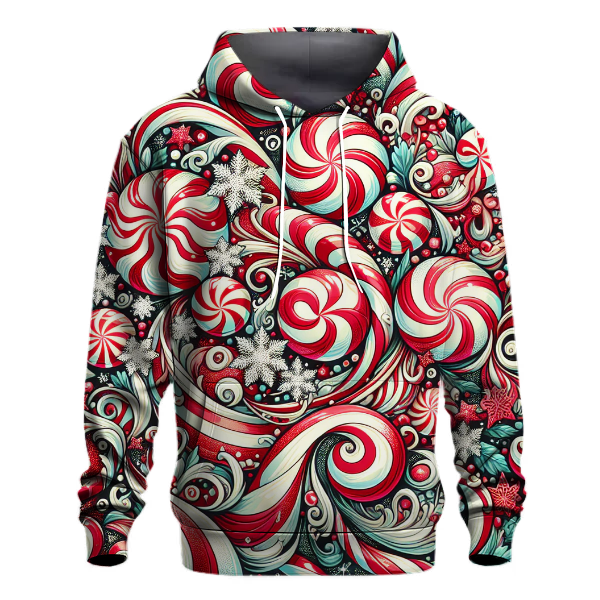 Peppermint Candy Swirl Hoodie