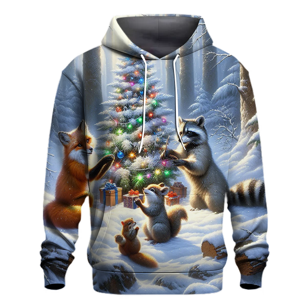 Winter Animal Friends Hoodie