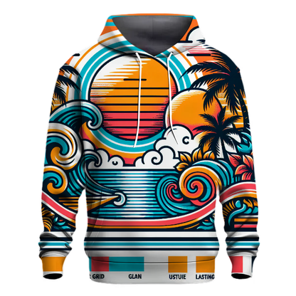 Funky Tropical Sunset Hoodie