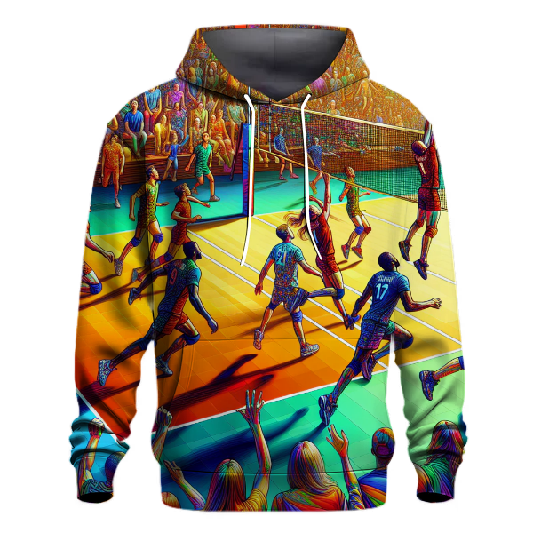 Volleyball Match Energy Hoodie