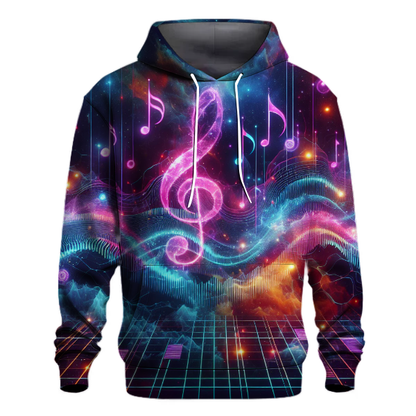 Galactic Synth Harmony Hoodie