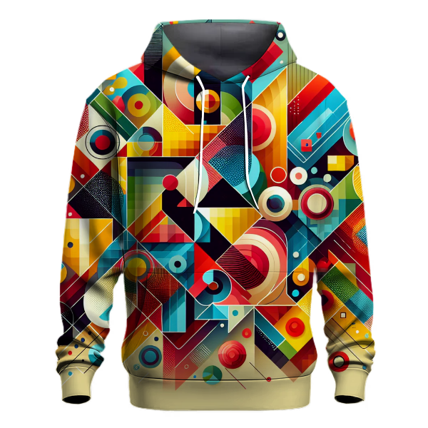 Artistic Geometric Fusion Hoodie