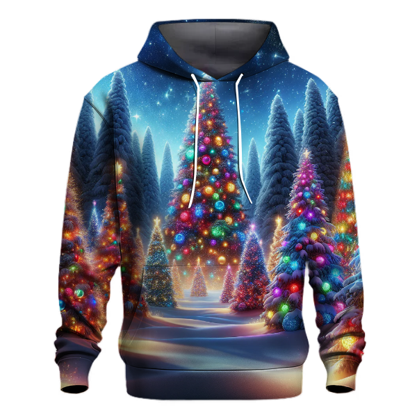 Magical Christmas Tree Forest Hoodie