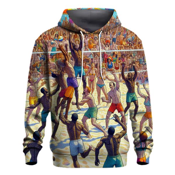 Volleyball Spike Style Hoodie