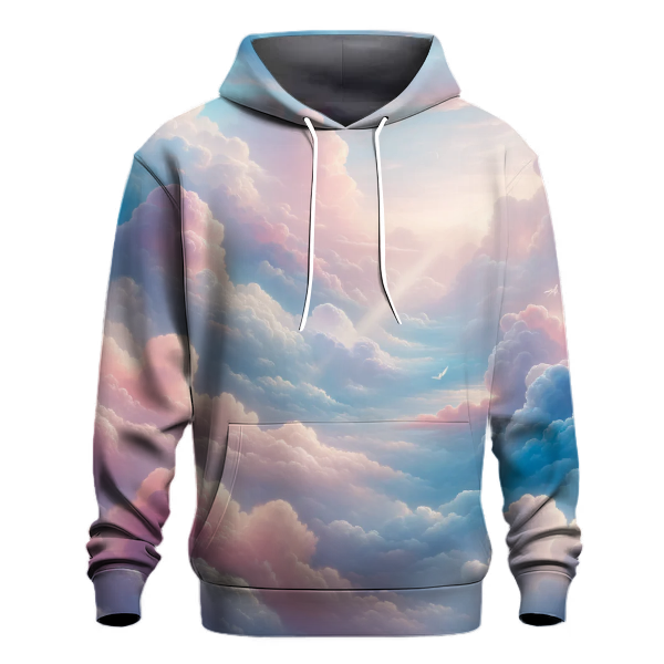 Dreamy Pastel Clouds Hoodie