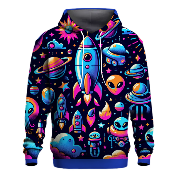 Funky 80s Space Jam Hoodie