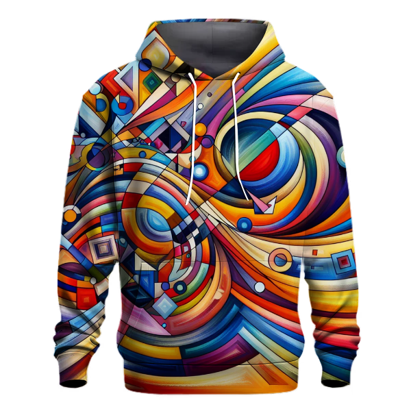 Colorful Geometric Bliss Hoodie