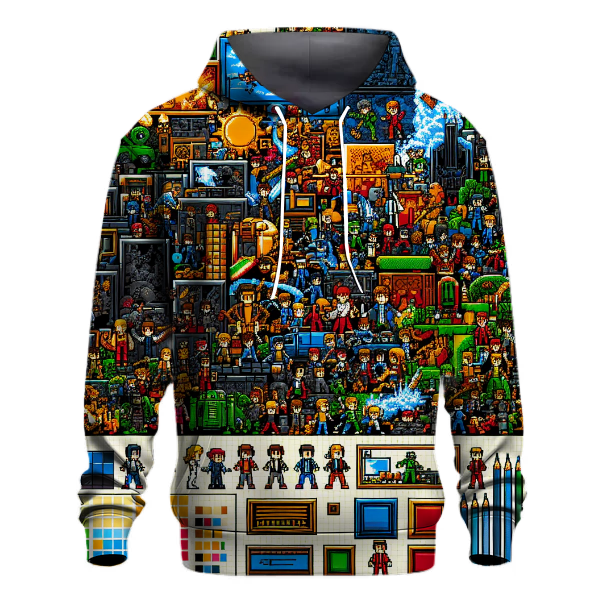 Classic Video Game Heroes Hoodie