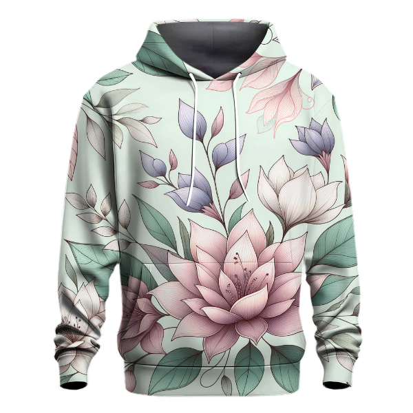 Dreamy Pastel Garden Hoodie