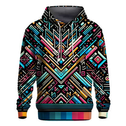 Neon Groove Design Hoodie