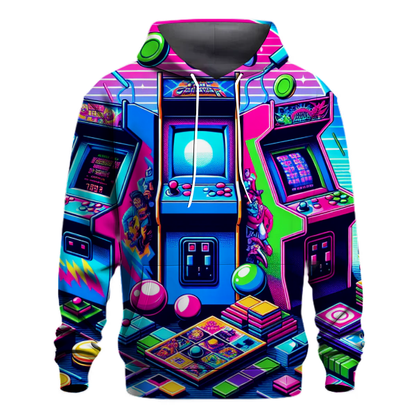 Retro Arcade Thrills Hoodie