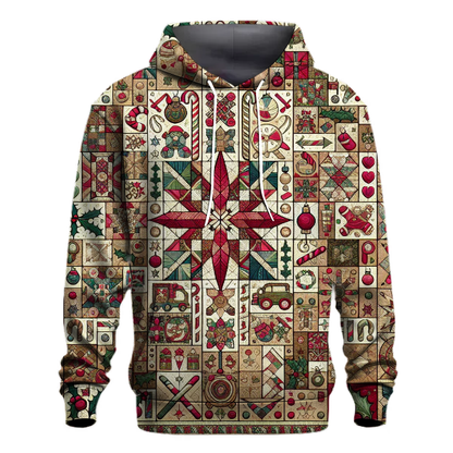 Grandma's Holiday Patchwork Hoodie