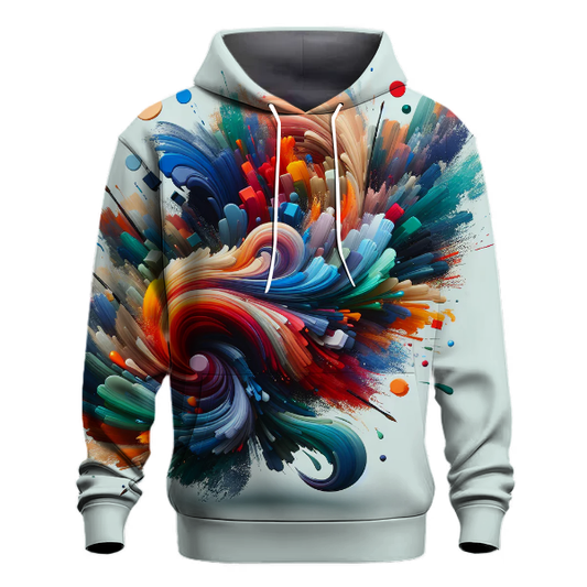 Artistic Paint Splashes Hoodie