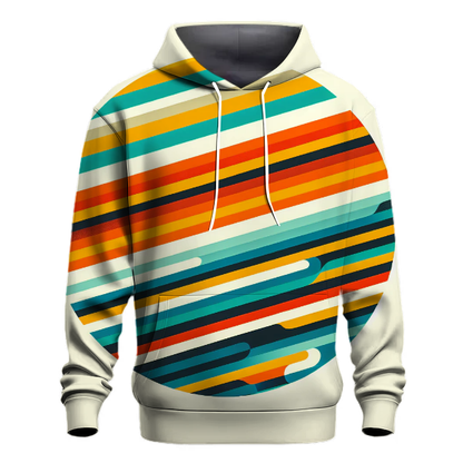 Bold 70s Stripes Hoodie