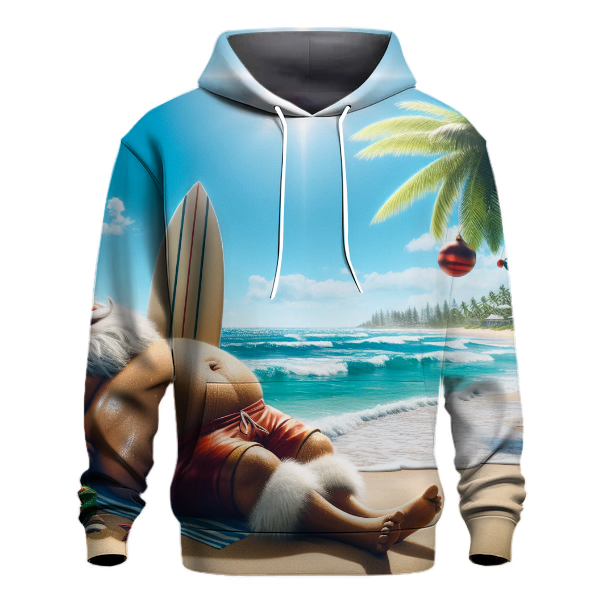 Santa's Beach Getaway Hoodie