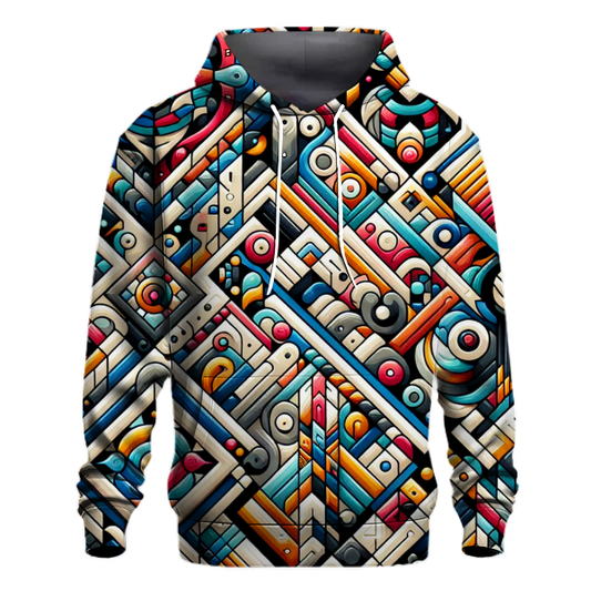 Vivid Mosaic Patterns Hoodie