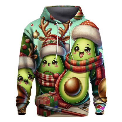 Merry Christmas Avocados Hoodie