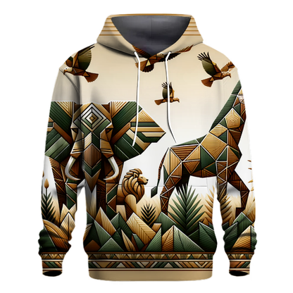 Geometric Jungle Safari Hoodie