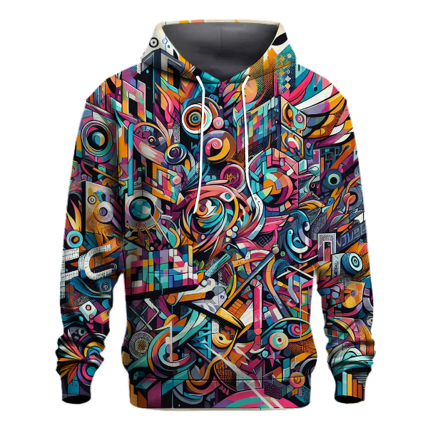 Vibrant Street Art Revolution Hoodie