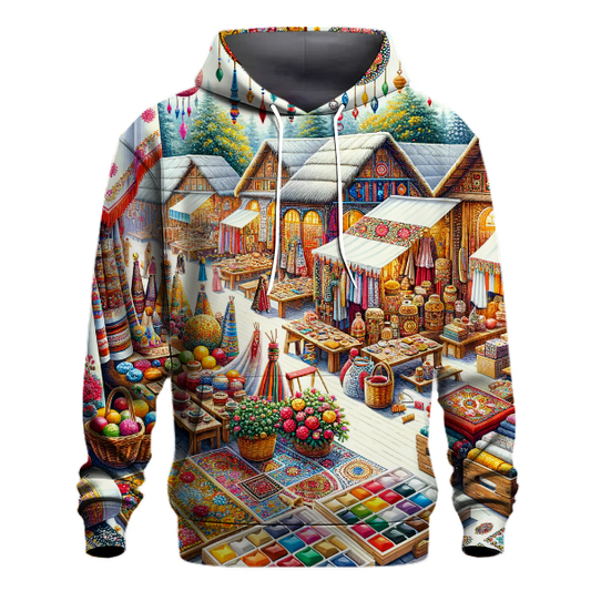 Festive Folk Art Christmas Hoodie