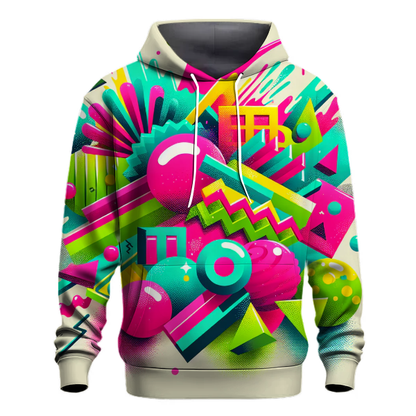 Funky Neon Splash Hoodie