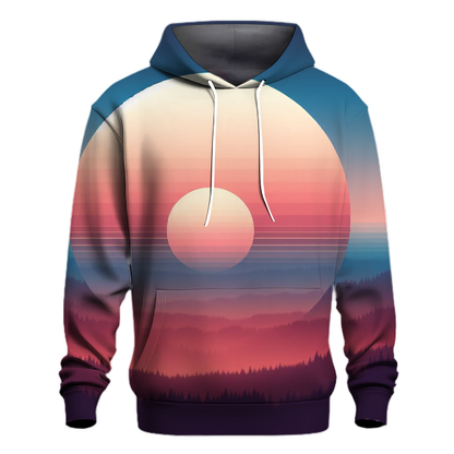 Electric Sunset Groove Hoodie