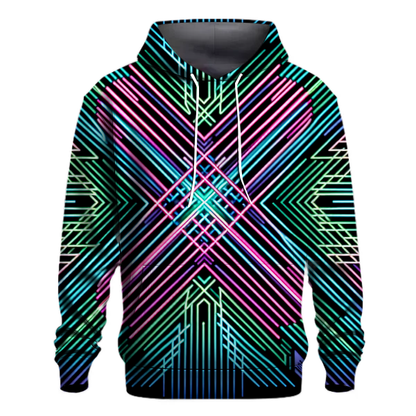 Neon Laser Lines Hoodie