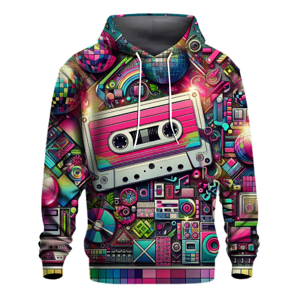 Funky Retro Graphics Hoodie