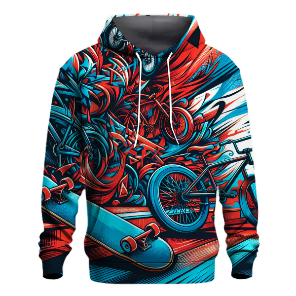 Urban Sports Graffiti Design Hoodie