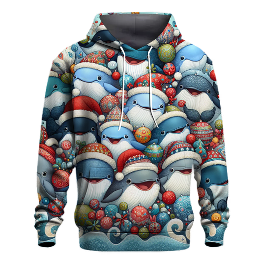 Joyous Holiday Whales Hoodie