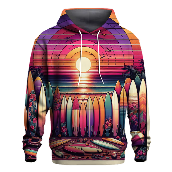 Sunset Surfboard Hoodie