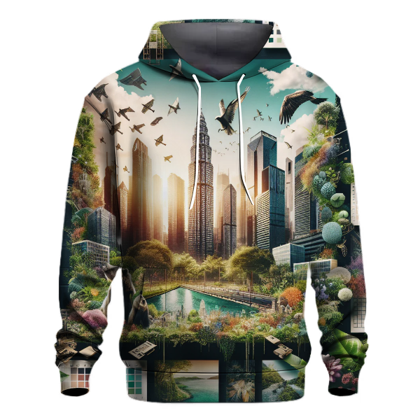 Urban Jungle Geometry Hoodie