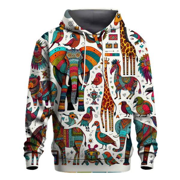 Funky Animal Kingdom Hoodie