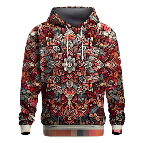 Floral Bloom Mosaic Hoodie