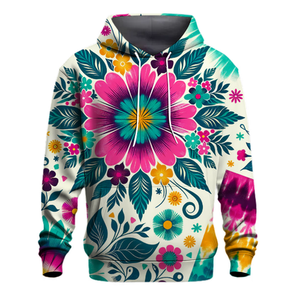 Retro Floral Garden Hoodie