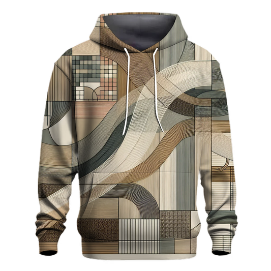 Vintage Abstract Lines Hoodie