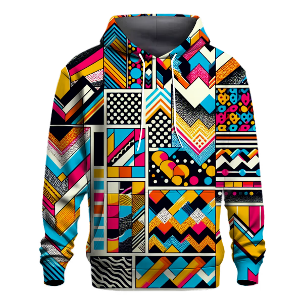 Retro Pop Patterns Hoodie