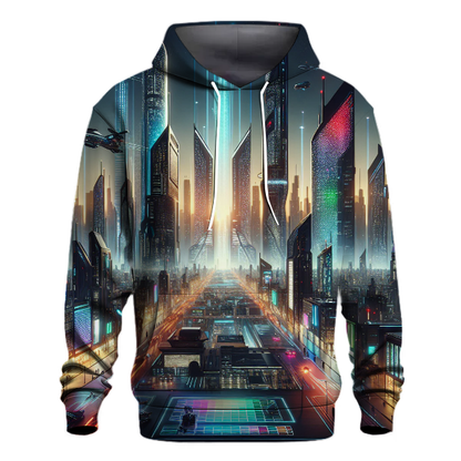 Futuristic Cityscape Wonder Hoodie