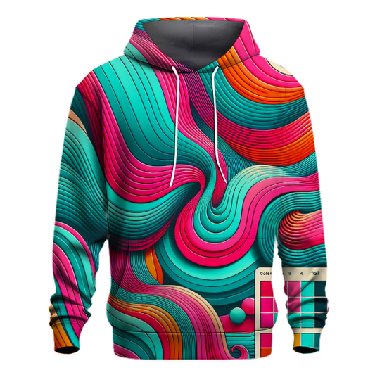 Retro Wave Delight Hoodie