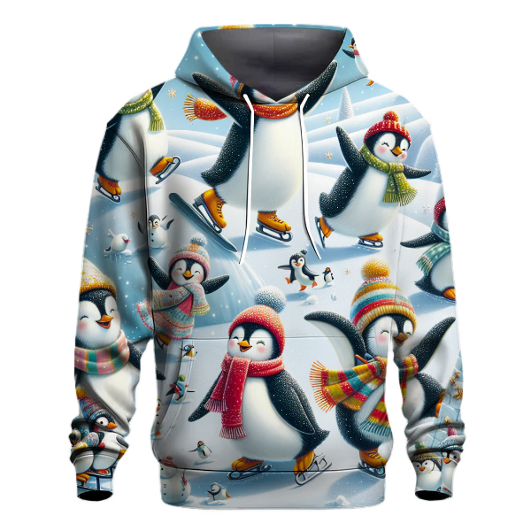 Holiday Penguin Playtime Hoodie