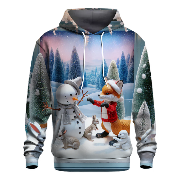 Festive Winter Friends Hoodie