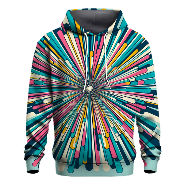 Funky Starburst Patterns Hoodie