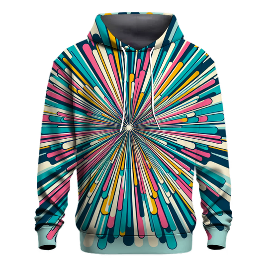 Funky Starburst Patterns Hoodie Hoodie Trends