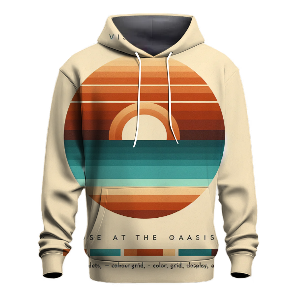 Sunrise Oasis Gradient Hoodie