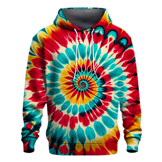 Groovy Tie-Dye Swirl Hoodie